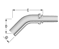 45T Metric Bent Tube Standpipe DIN 2353 45T Metric Bent Tube Standpipe DIN 2353