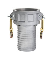 Aluminum Part C Female Coupler x Hose Shank Aluminum Part C Female Coupler x Hose Shank