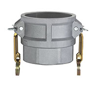 Aluminum Part D Female Coupler x Female NPT Aluminum Part D Female Coupler x Female NPT