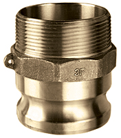 Brass Part F Male Adapter x Male NPT Brass Part F Male Adapter x Male NPT