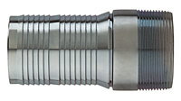 Kuri-Krimp™ Interlocking Hose Nipple (Zinc Plated Steel), NPT Threads Kuri-Krimp™ Interlocking Hose Nipple (Zinc Plated Steel), NPT Threads