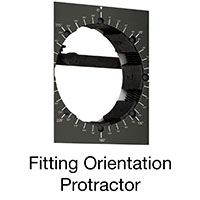 Fitting Orientation Protractor Fitting Orientation Protractor