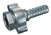 Hose Stem with Wing Nut and Female NPT Spud (Complete Set Consisting of GJS, GJN, GJF) Hose Stem with Wing Nut and Female NPT Spud (Complete Set Consisting of GJS, GJN, GJF)