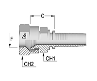 Two-Piece Fittings, Standard Inserts, International End Configurations - JIS Female Swivel 30º Seat - B 8363 Type F - A Series Two-Piece Fittings, Standard Inserts, International End Configurations - JIS Female Swivel 30º Seat - B 8363 Type F - A Series