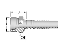 Metric Male 24T Seat Interlock DIN 3861 Heavy Metric Male 24T Seat Interlock DIN 3861 Heavy