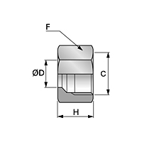 Nut DIN 24T Light Series Nut DIN 24T Light Series