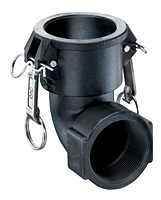 Polypropylene 90º Coupler x Female NPT Polypropylene 90º Coupler x Female NPT