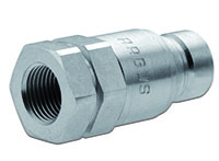 Primary Image - ISO 16028 Flat Face Male Coupler with Female Thread Primary Image - ISO 16028 Flat Face Male Coupler with Female Thread