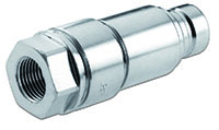 Primary Image - ISO 16028 Flat Face QG Male Coupler with Female Thread Primary Image - ISO 16028 Flat Face QG Male Coupler with Female Thread