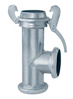 Female Socket Outlet Tee (Type B) (Includes Buna Gaskets and Locking Lever Ring) Female Socket Outlet Tee (Type B) (Includes Buna Gaskets and Locking Lever Ring)
