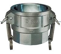 Stainless Steel Part D Female Coupler x Female NPT Stainless Steel Part D Female Coupler x Female NPT