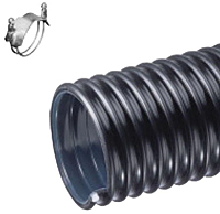 Product Image - Polyurethane-lined abrasion-resistant PVC material handling hose for dry applications Product Image - Polyurethane-lined abrasion-resistant PVC material handling hose for dry applications
