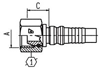 Item Image - BSP Swivel Female 60° Cone Interlock