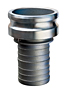 Aluminum Reducing Adapter x Hose Shank Aluminum Reducing Adapter x Hose Shank