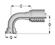 Code 61 Flange 90 Degree Code 61 Flange 90 Degree