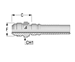 Two-Piece Fittings, Interlock Inserts, US End Configurations - JIC Male 37º Interlock - X Series