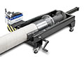 Industrial Hose Pusher 8 in. Capacity Pushing Equipment Industrial Hose Pusher 8 in. Capacity Pushing Equipment