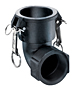 Polypropylene 90º Coupler x Female NPT Polypropylene 90º Coupler x Female NPT