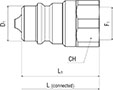 Secondary Image - ISO 7241 A Push Pull Male Coupler with Female Thread