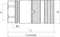 Secondary Image - ISO 16028 Flat Face Female Coupler with Female Thread