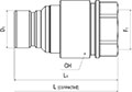 Secondary Image - ISO 16028 Flat Face Male Coupler with Female Thread