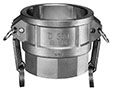 Item Image - Stainless Steel Part D Female Coupler x Female NPT Item Image - Stainless Steel Part D Female Coupler x Female NPT