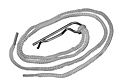 Item Image - Universal Carbon Steel Safety Clips and Lanyards Item Image - Universal Carbon Steel Safety Clips and Lanyards