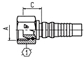 Item Image - BSP Swivel Female 60° Cone Interlock